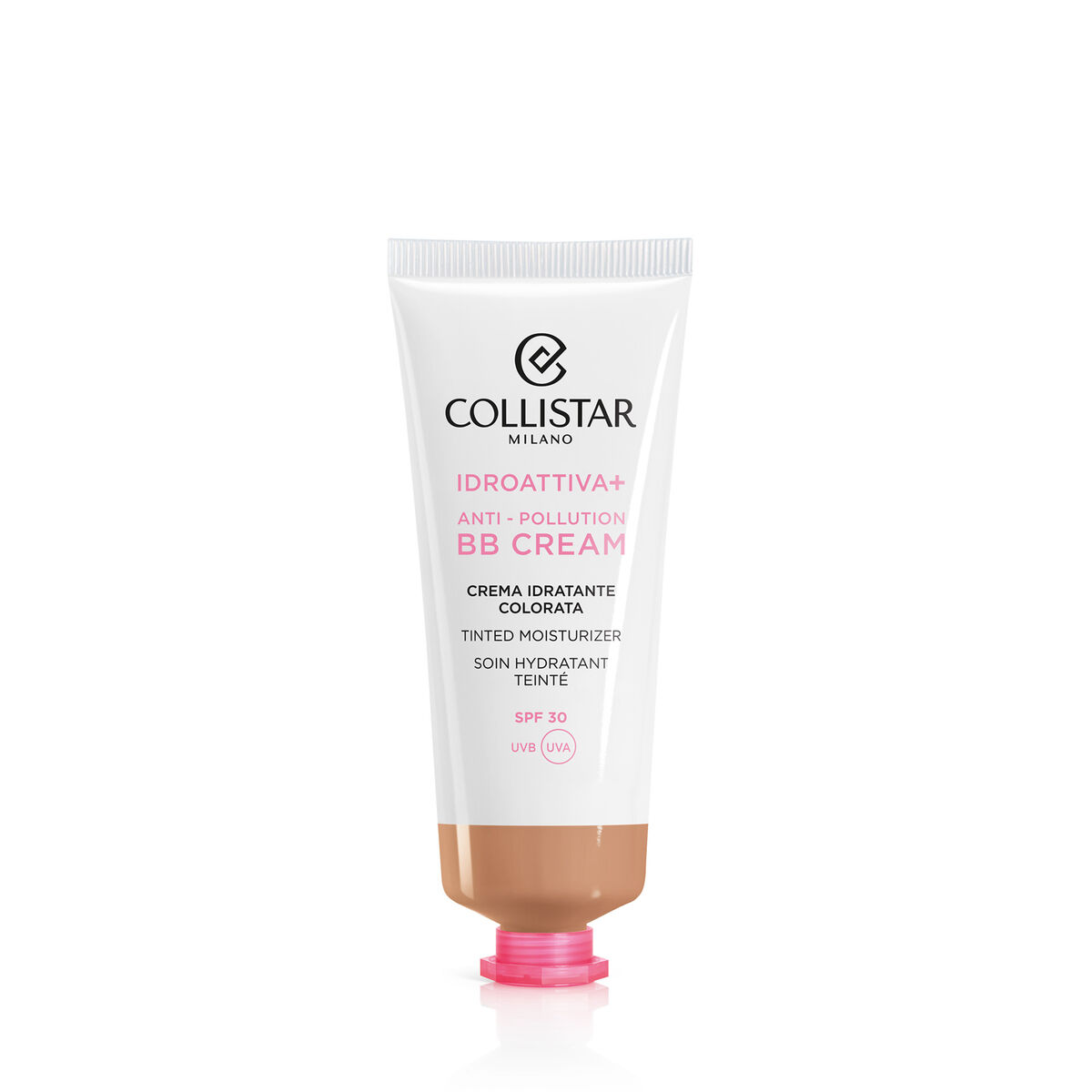 Hydrerande kräm med färg Collistar Iddroattiva+ Nº 3 dark Nº 3-Dark Spf 30 50 ml Anti-pollution