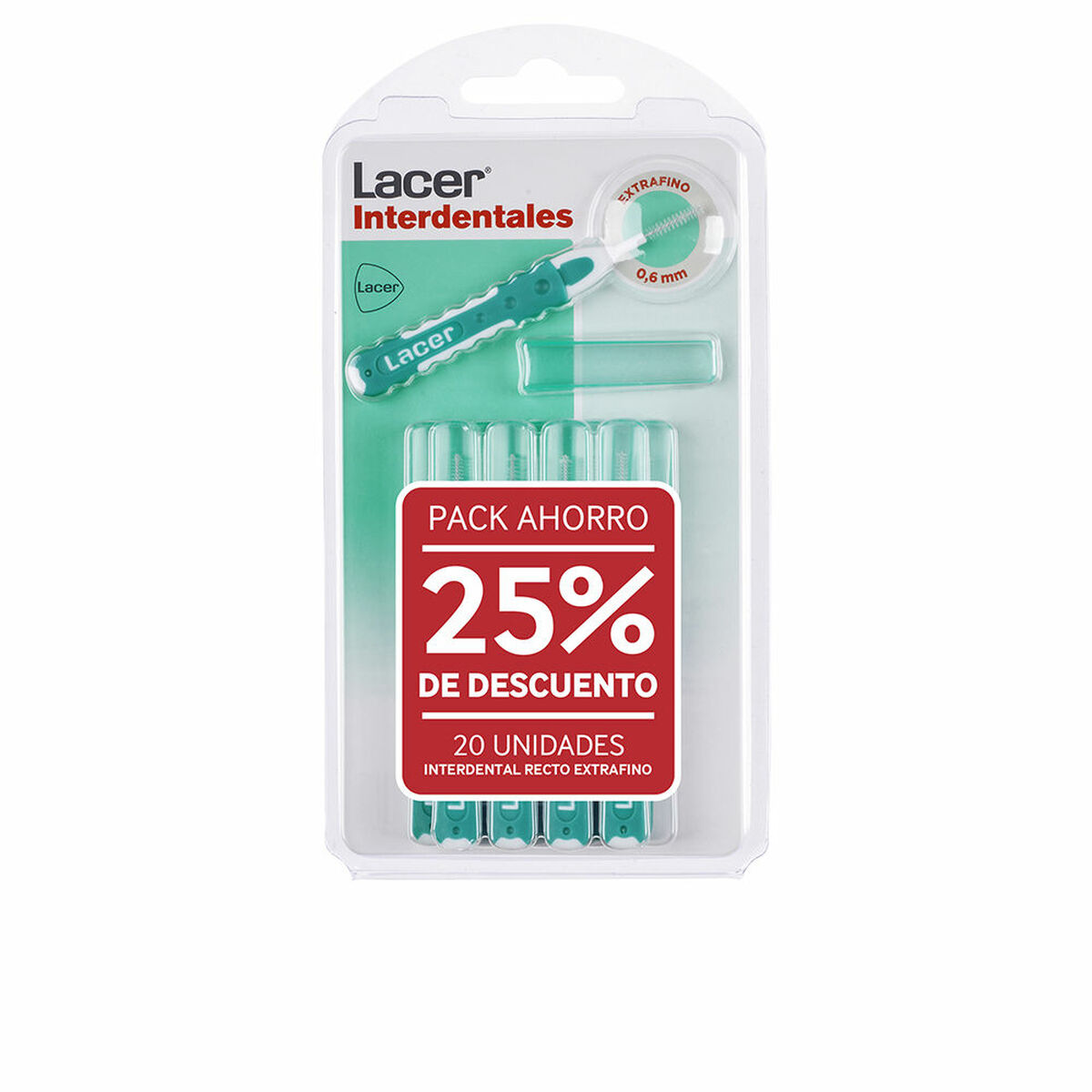 Interdental Tandborste Lacer ANGULAR EXTRAFINO 2x 10 antal