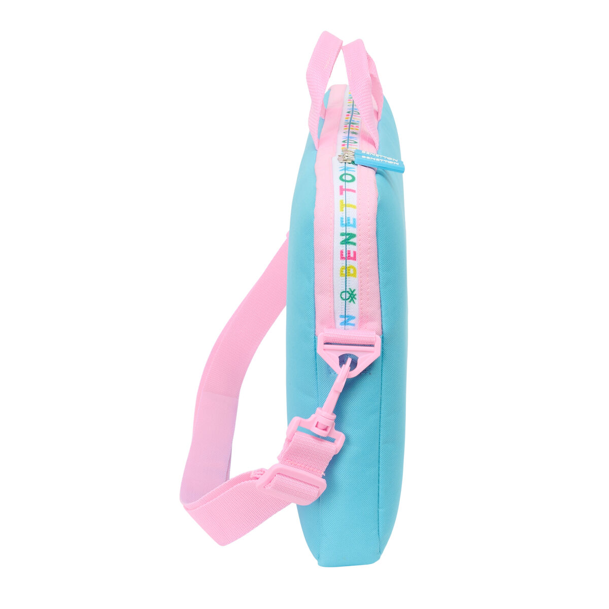 Laptopväska Benetton Unique Rosa Turkos 40 x 27 x 4 cm - 3