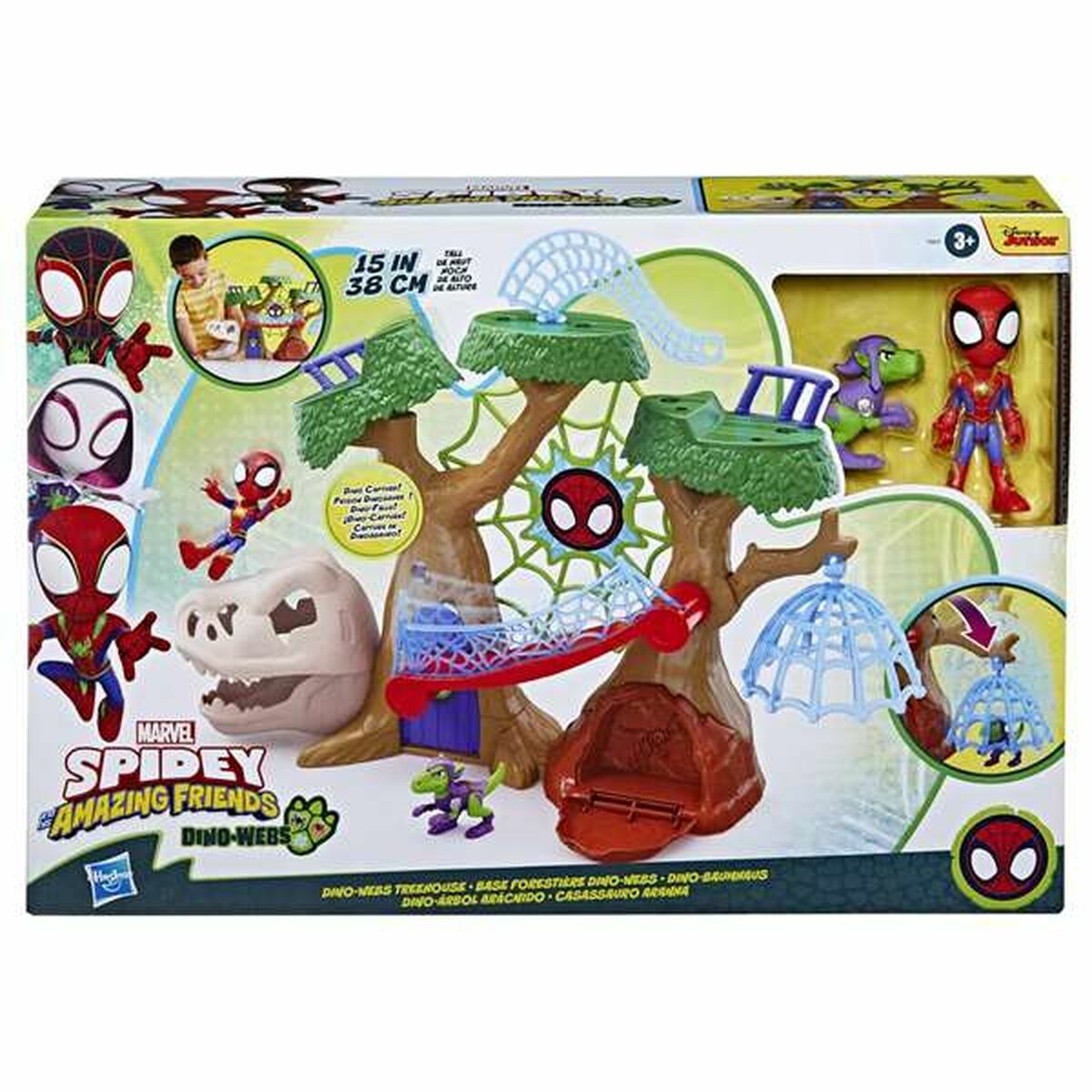 Playset Hasbro Base forestal con Dino-Webs de Spidey - 3