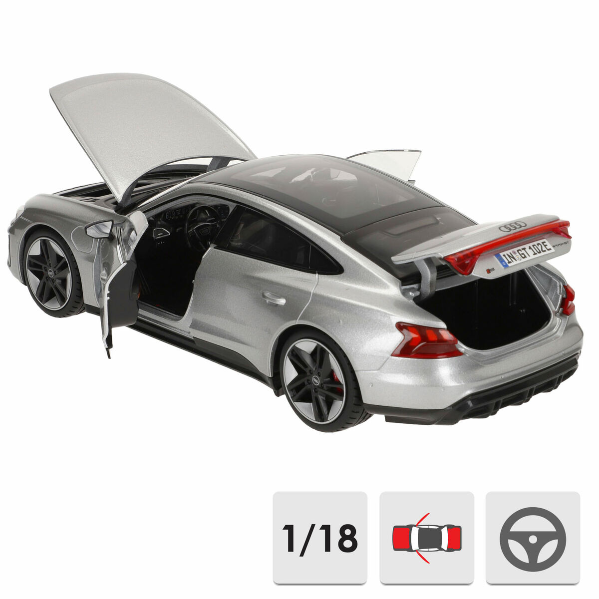 Bil Bburago GT-Audi RS E-TRON GT 2022 1:18 - 2