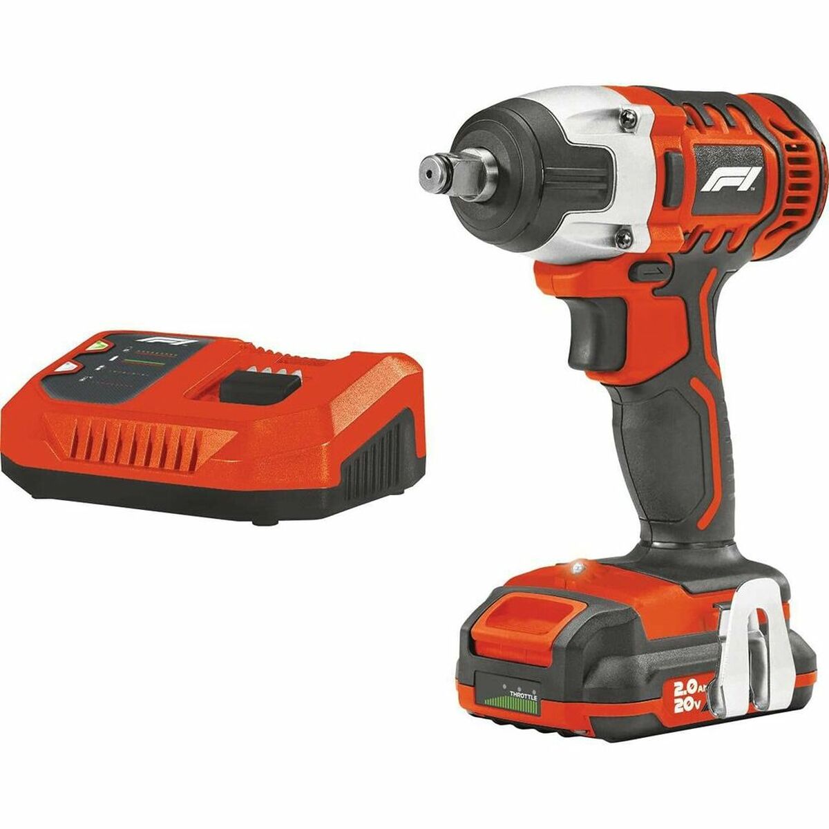 Impact skiftnyckel FORMULA 1 10996 20 V 220 nm 2600 - 3300 rpm 2 Ah