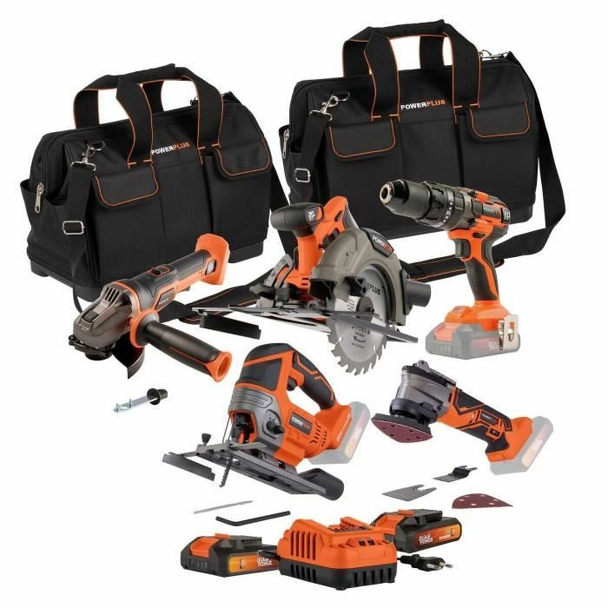 Verktygsutrustning Powerplus (5 antal)