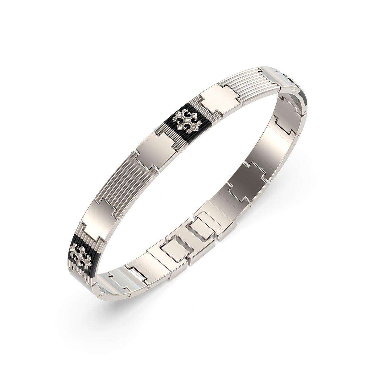 Herrarmband Guess JUMB05065JWSTBKT-U Silvrig