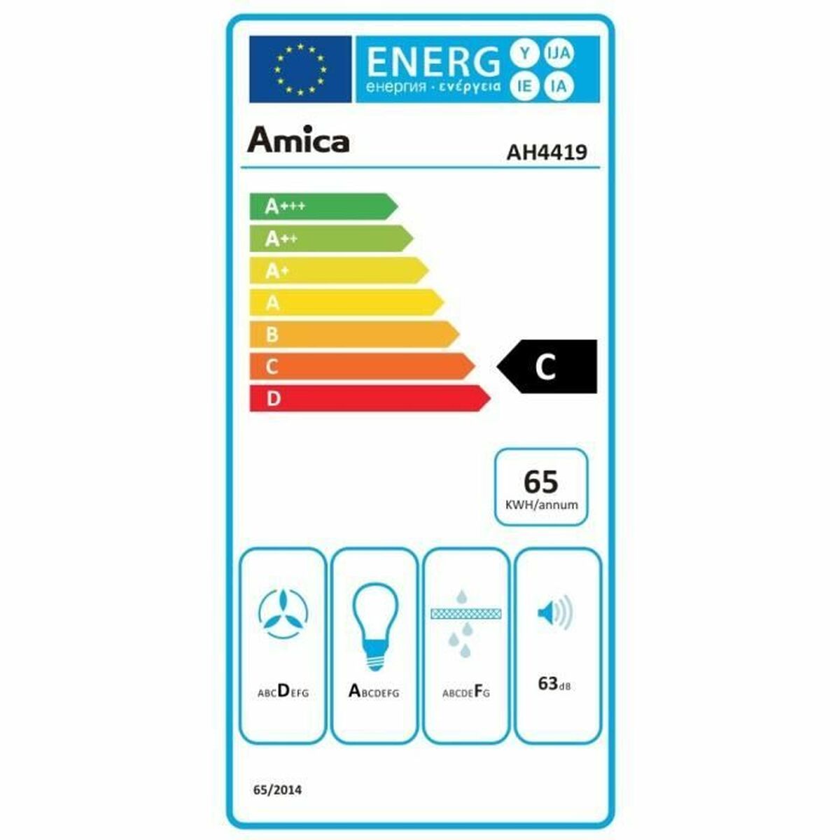 Konventionell fläkt Electrolux Grå - 2