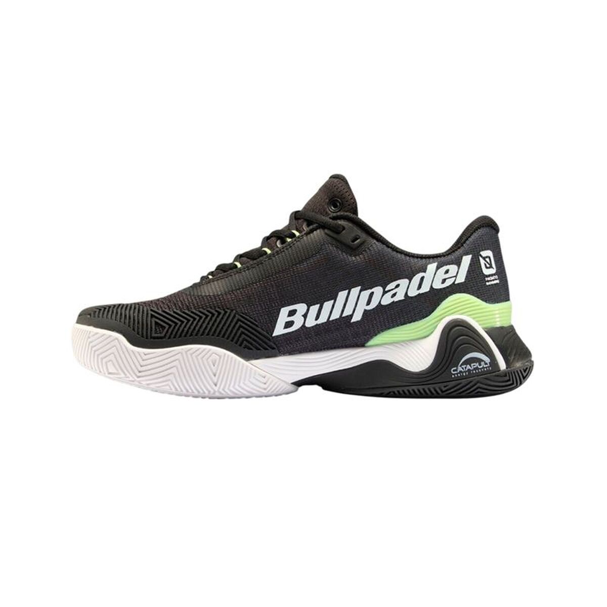 Padelskor, Vuxen Bullpadel Hack Vibram 25I Svart - 2