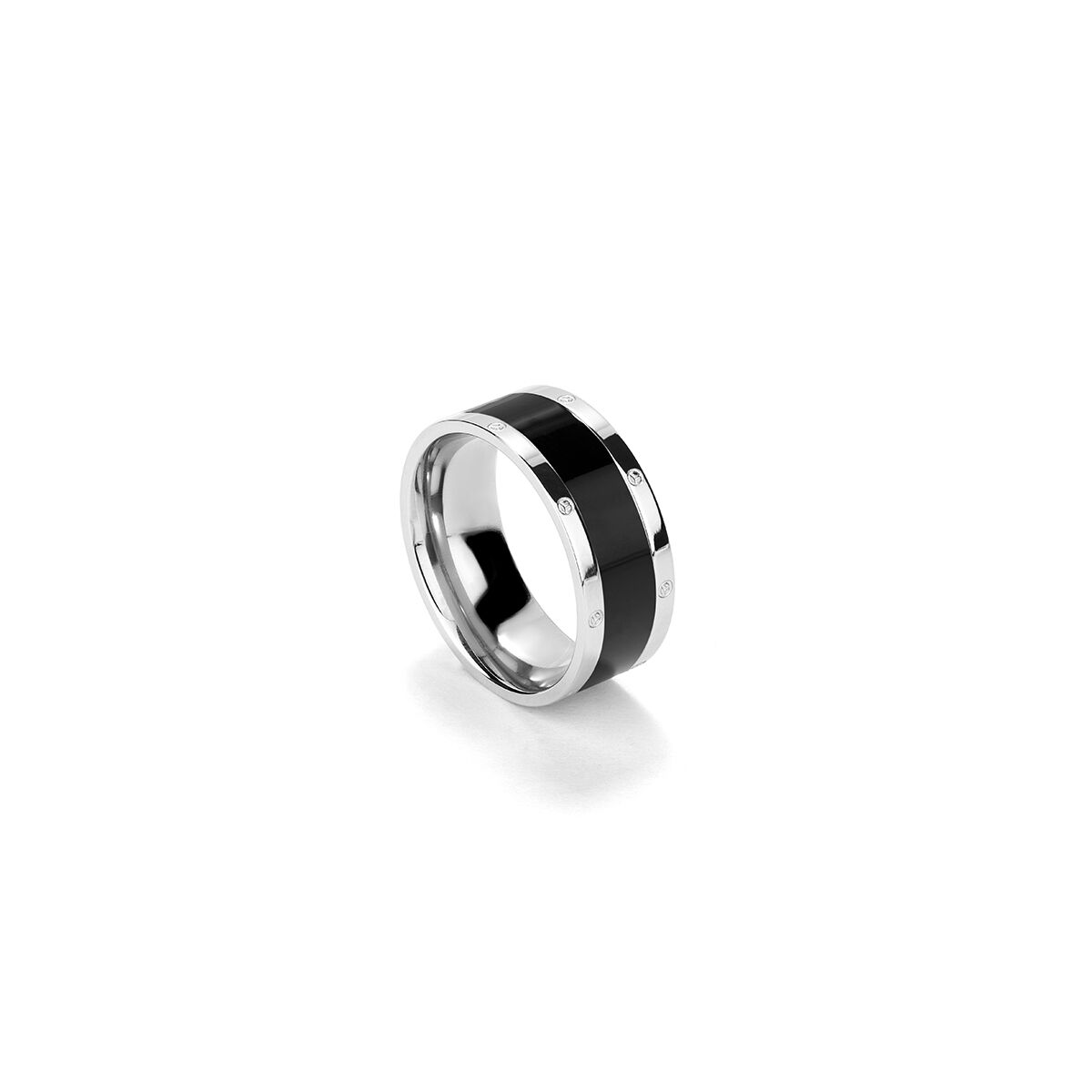 Herr ring Radiant RH000141-24 24 Svart Silvrig