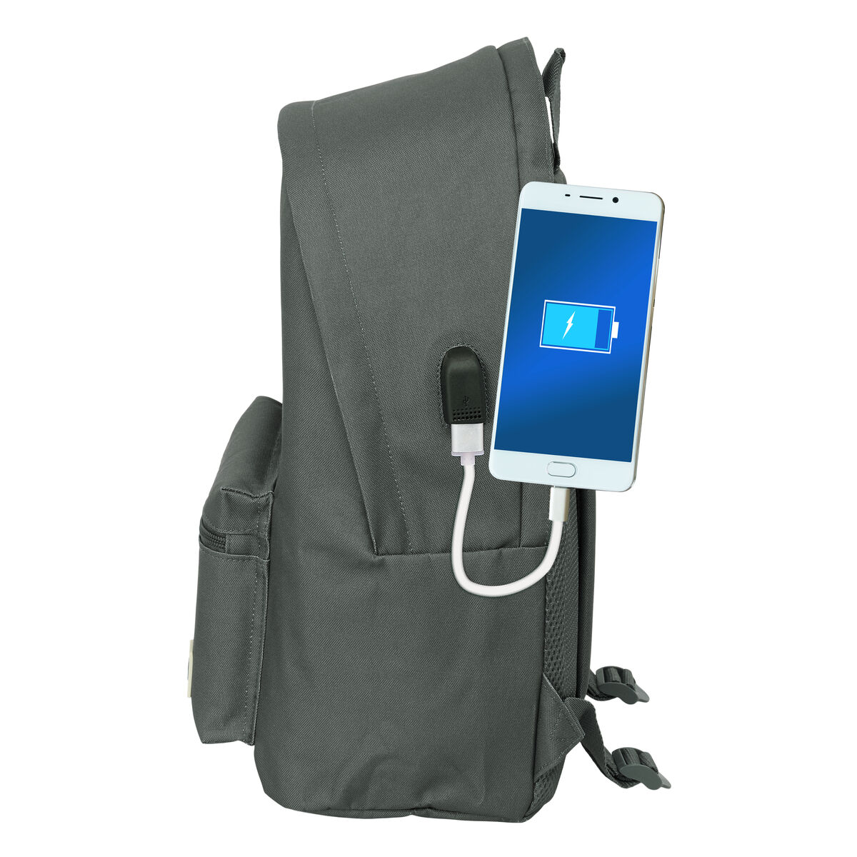 Laptopryggsäck Harper & Neyer +usb harper & neyer Grå 31 x 44 x 18 cm - 3
