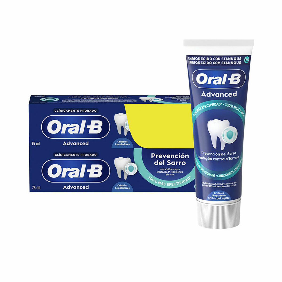 Anti-placktandkräm Oral-B ADVANCED 75 ml 2 antal