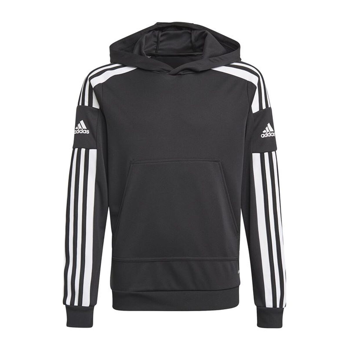 Tröja med huva Unisex Adidas Sq21 Svart