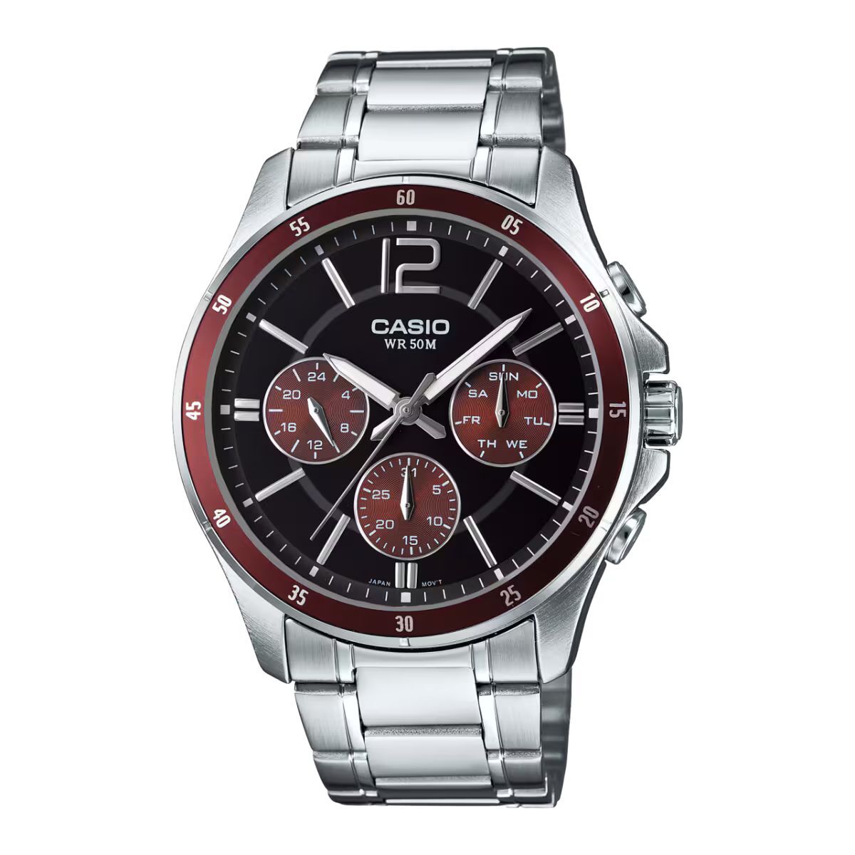 Herrklocka Casio MTP1374D5AVDF Silvrig (Ø 47 mm)
