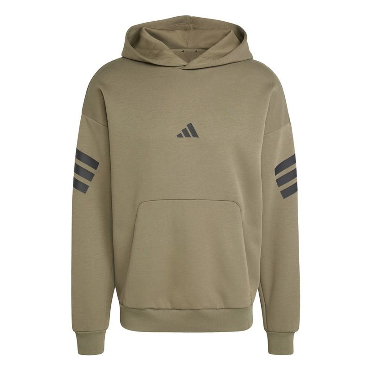 Tröja med huva Herr Adidas Future Icons 3stripes Brun Grön