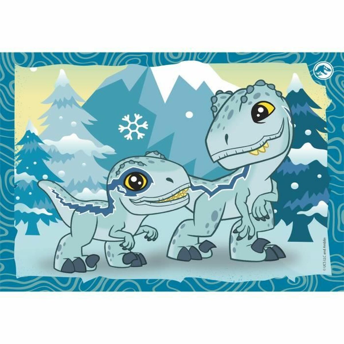 Pussel Clementoni Jurassic World (4 antal) - 2