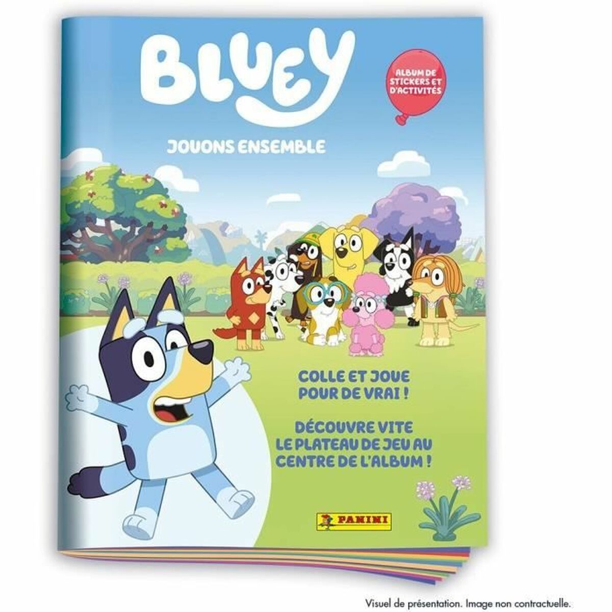 Klistermärkespaket Panini Bluey 2 - 2