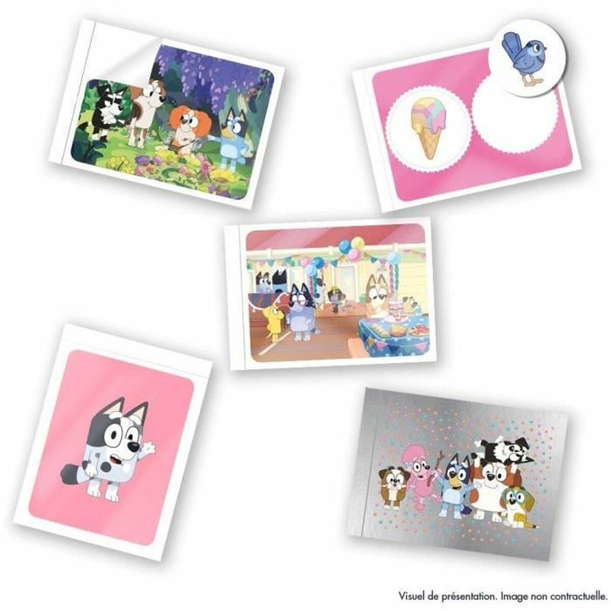 Klistermärkespaket Panini Bluey 2 - 3
