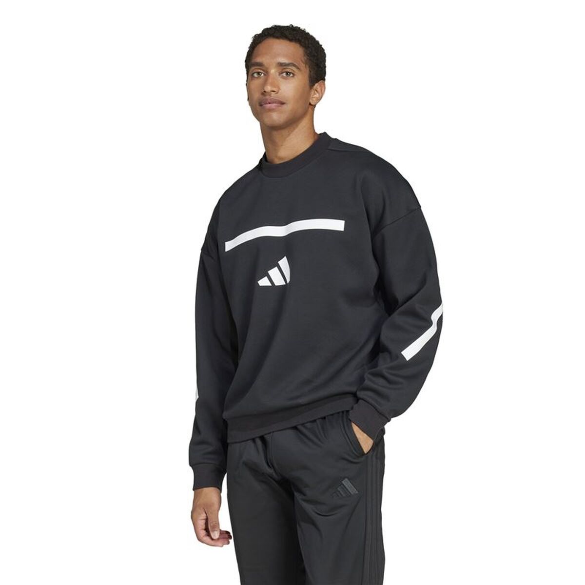 Tröja med huva Herr Adidas Z.N.E. Crw Svart - 2