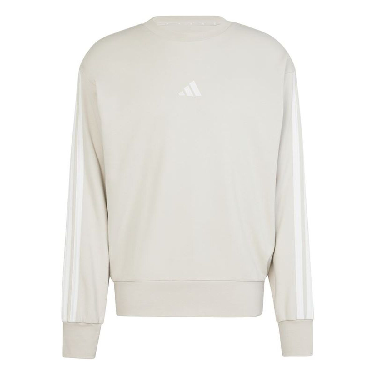 Tröja med huva Herr Adidas 3Bandas French Terry Vit