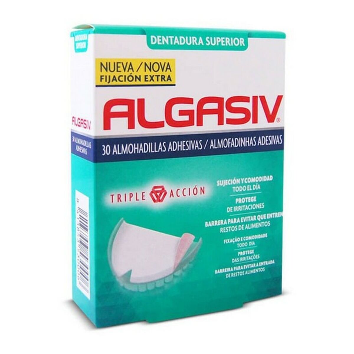 Självhäftande tandprotes Algasiv Algasiv Superior (30 antal)