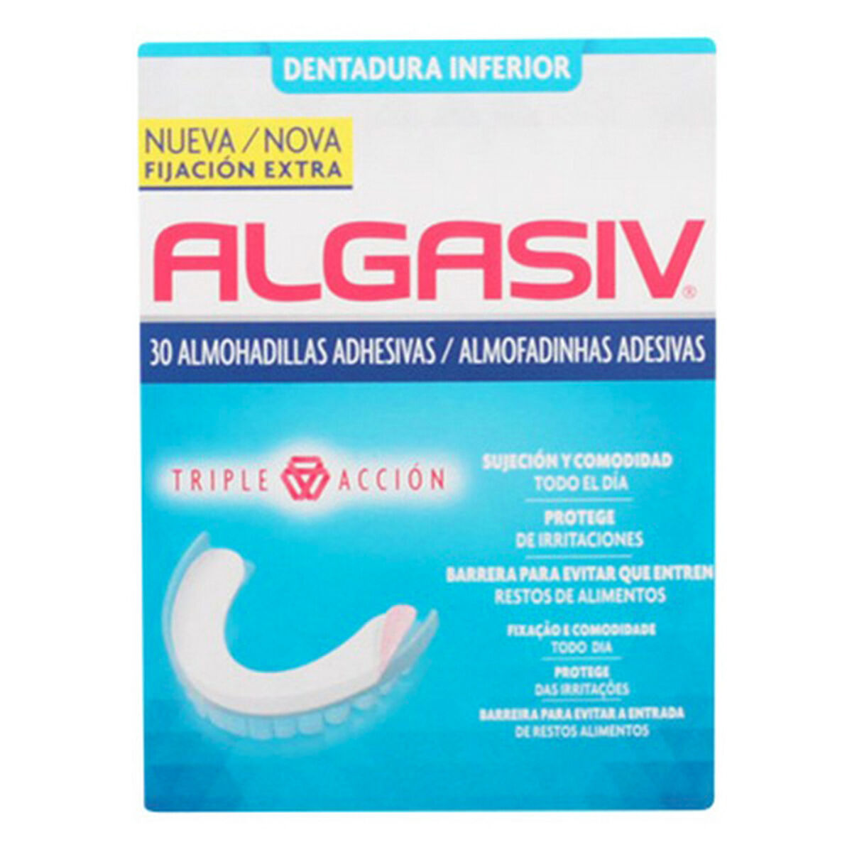 Självhäftande tandprotes Algasiv P531 (30 antal)