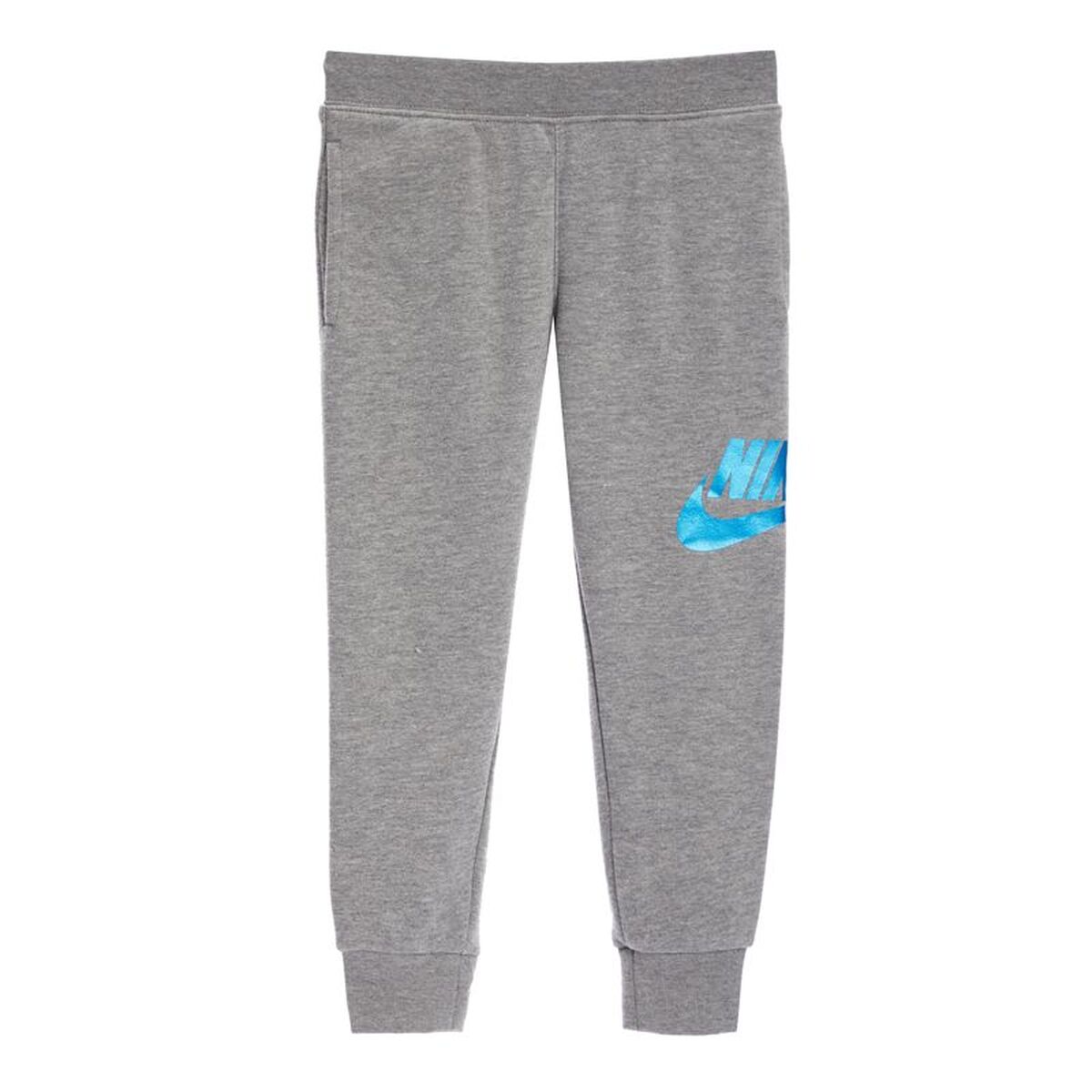 Långa träningsbyxor Nike Metallic HBR Gifting Grå