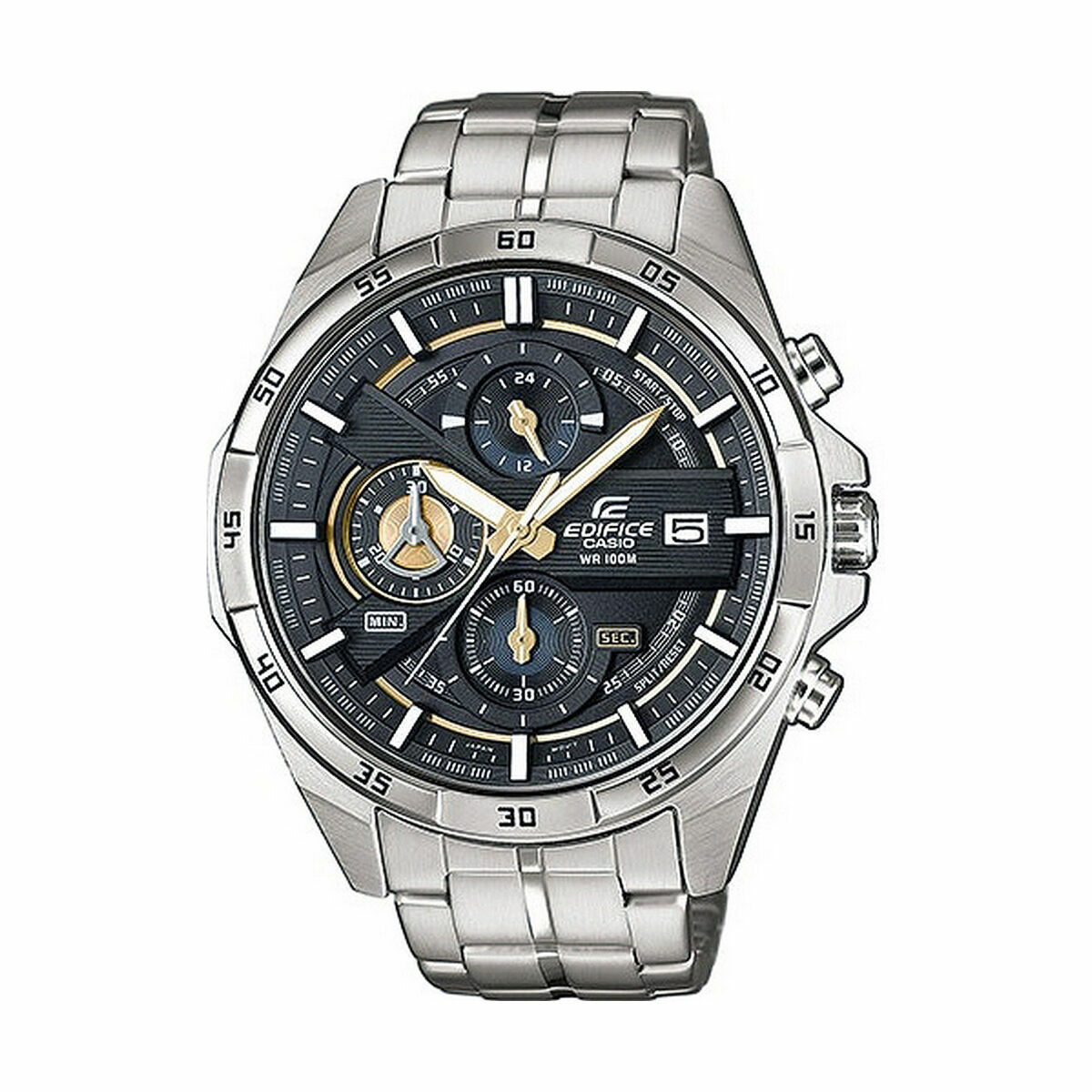 Herrklocka Casio EFR-556D-1AVUEF Svart Silvrig