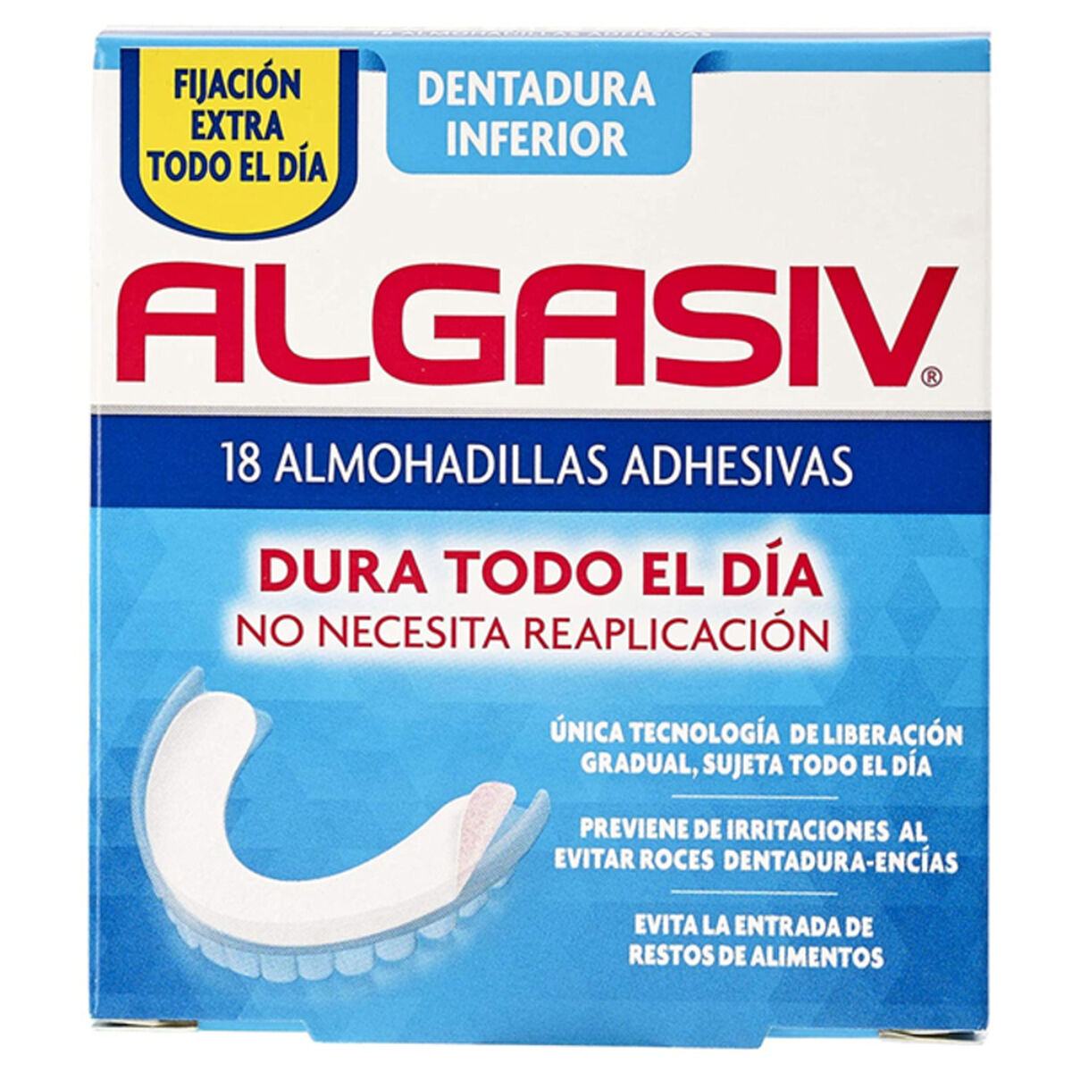 Självhäftande tandprotes Algasiv Algasiv Inferior