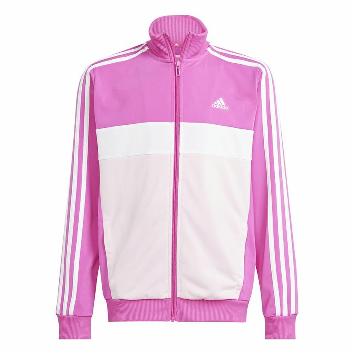 Träningsoverall, Dam Adidas 3Stripes Tiberio Svart Mörkrosa - 3