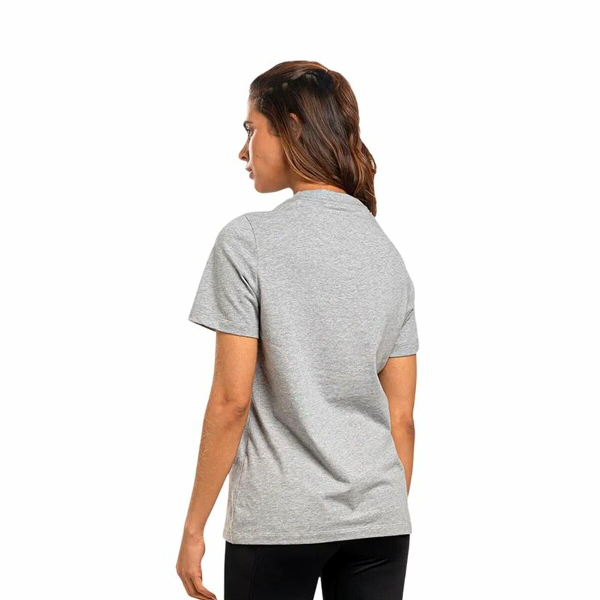 T-shirt med kortärm Dam Reebok Identity Big Logo Grå Ljusgrå - 2