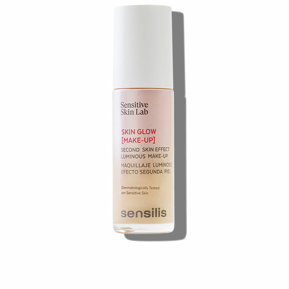 Flytande makeupbas Sensilis SKIN GLOW Nº 04-Beige Rose 30 ml