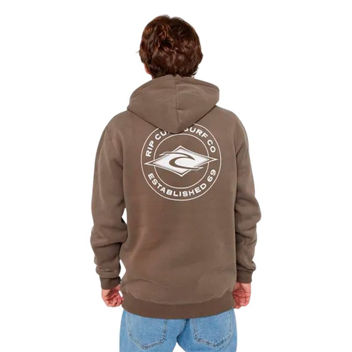 Tröja med huva Herr Rip Curl Staple Hood Brun - 2