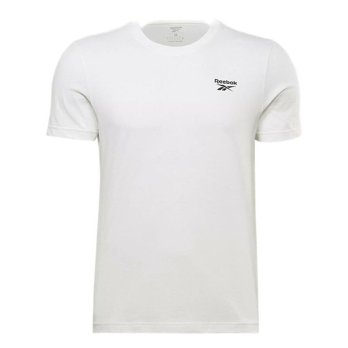 T-shirt med kortärm Herr Reebok Identity Left Chest Logo Vit - 2