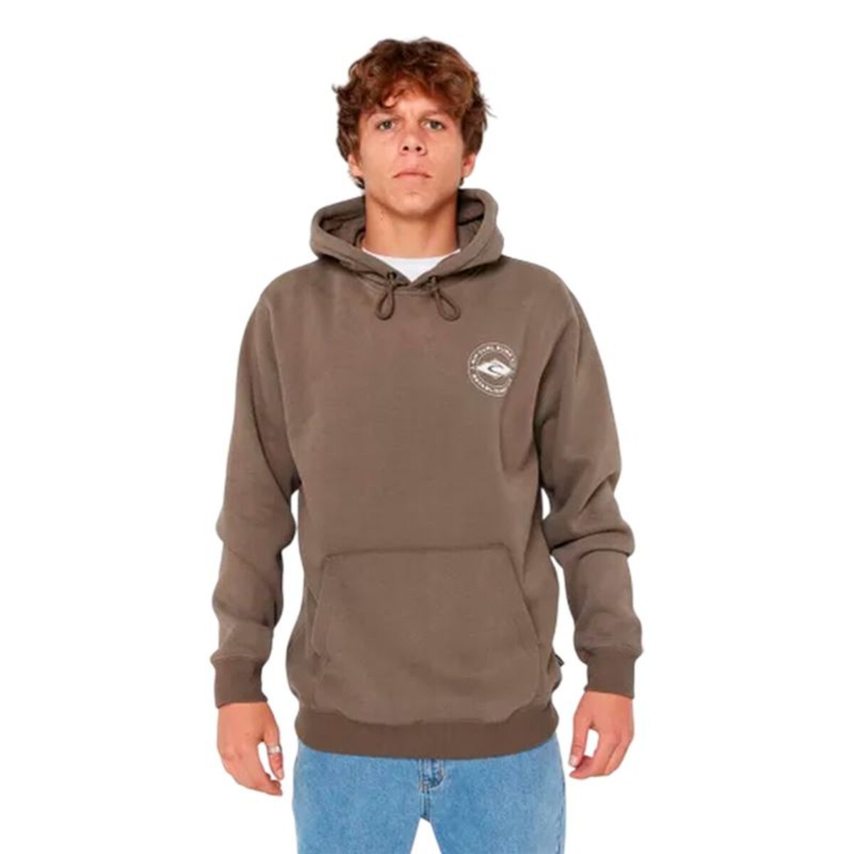 Tröja med huva Herr Rip Curl Staple Hood Brun