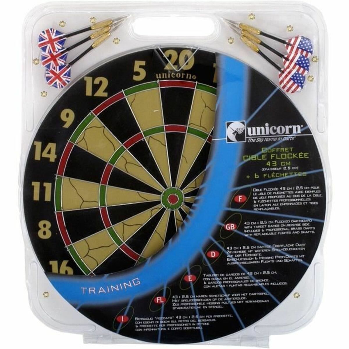 måltavla Unicorn Ø 43 cm Multicolour