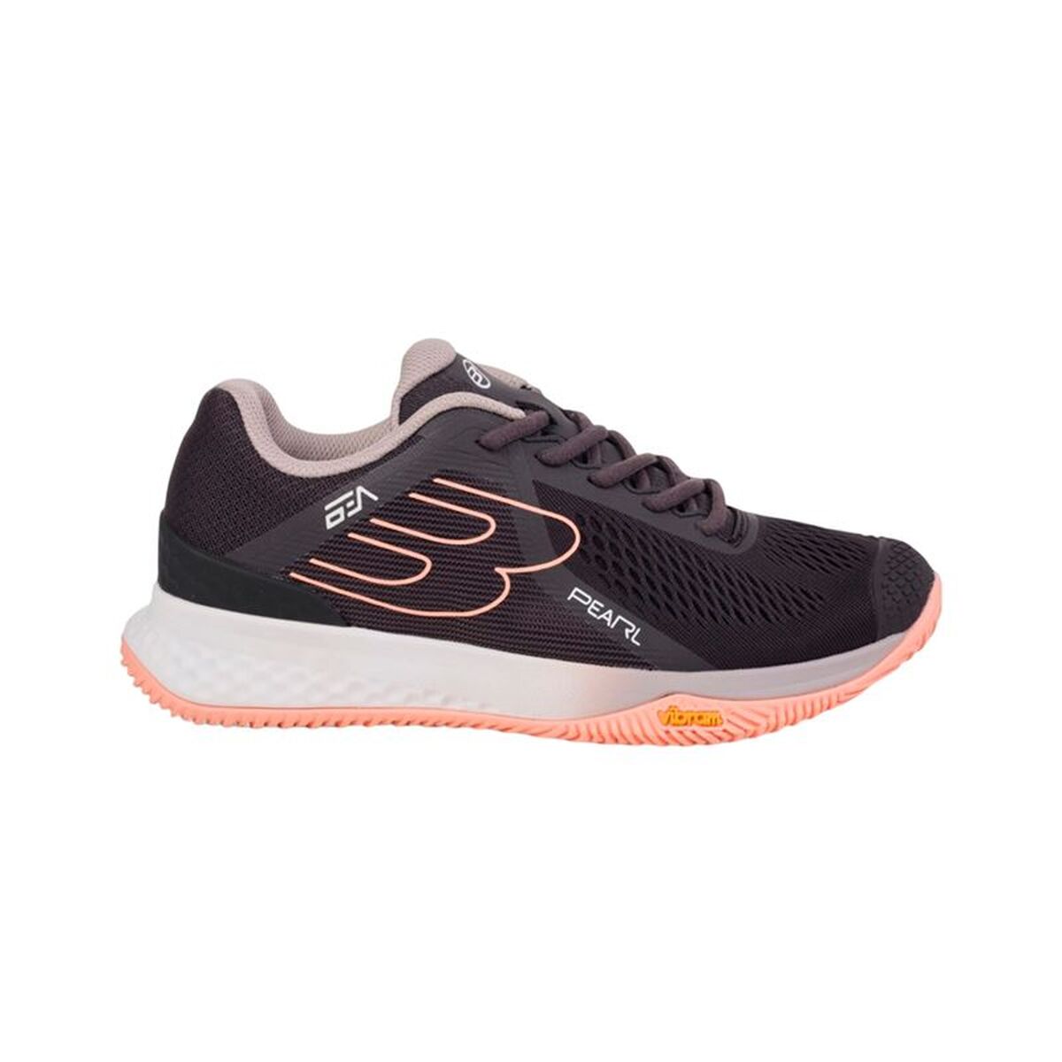 Padelskor, Vuxen Bullpadel Pearl Vibram 25I Svart