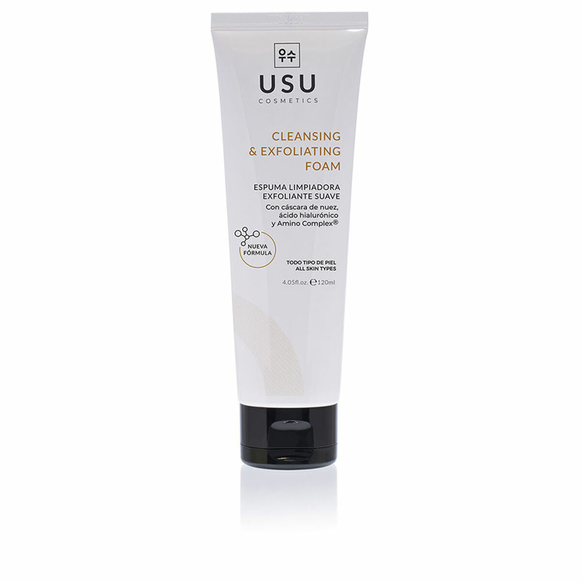 Rengöringsskum USU Cosmetics Amino 120 ml Exfoliering