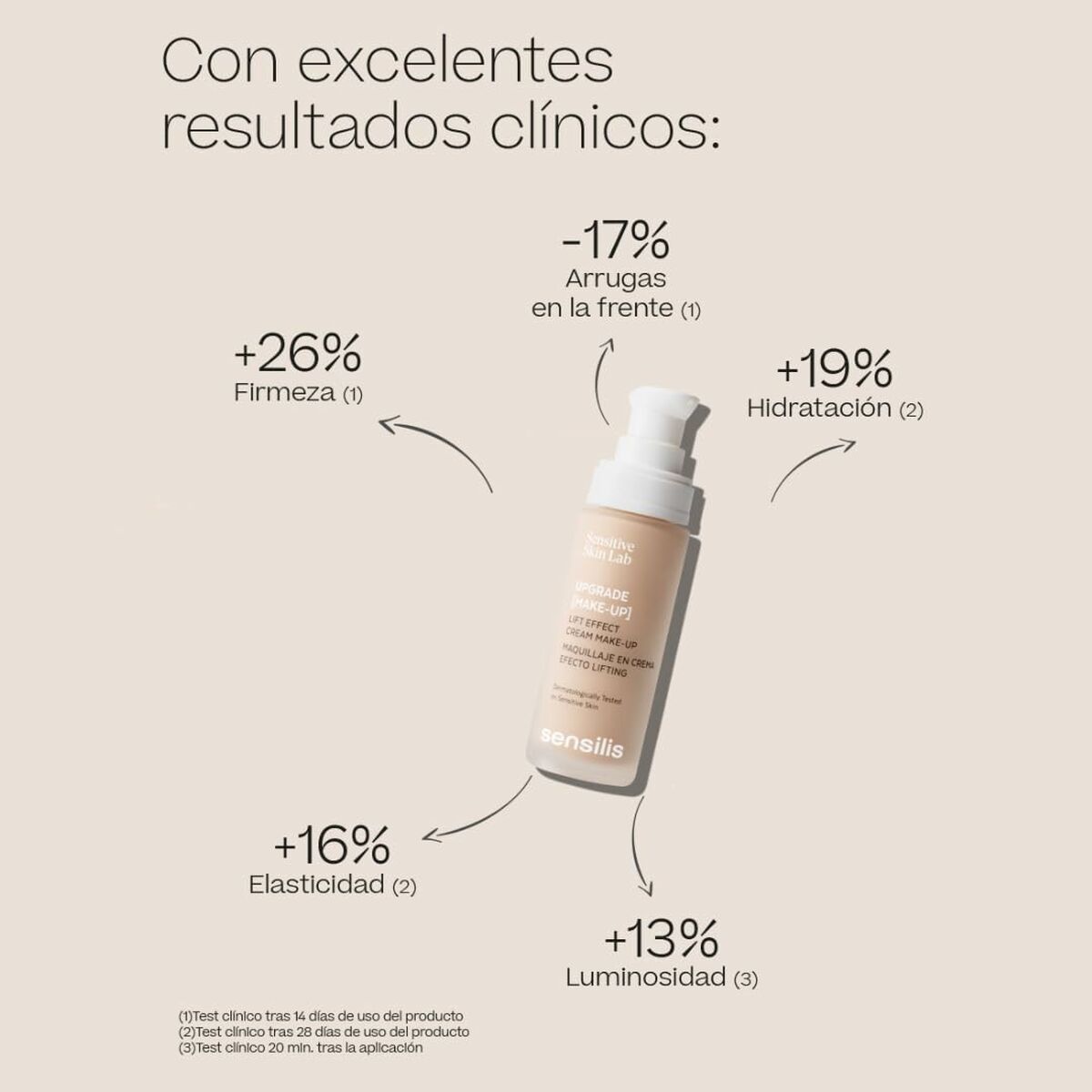 Foundationkräm Sensilis Upgrade [Make-Up] Nº 03 Miel doré Nº 03-Miel Dore 30 ml - 2