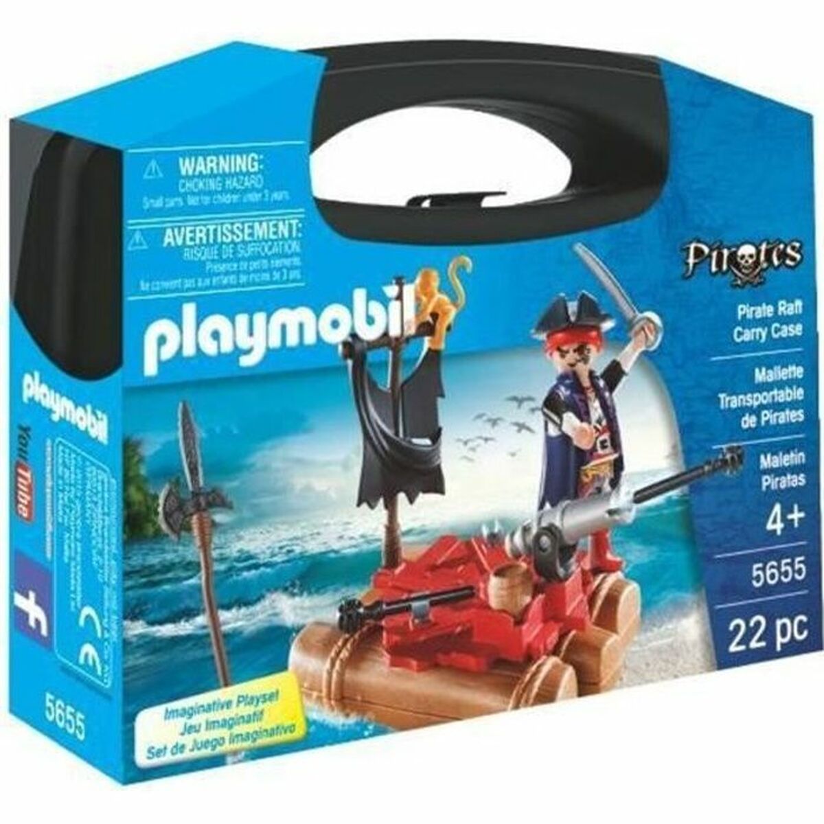 Playset Playmobil Maleta Pirata 22 Delar