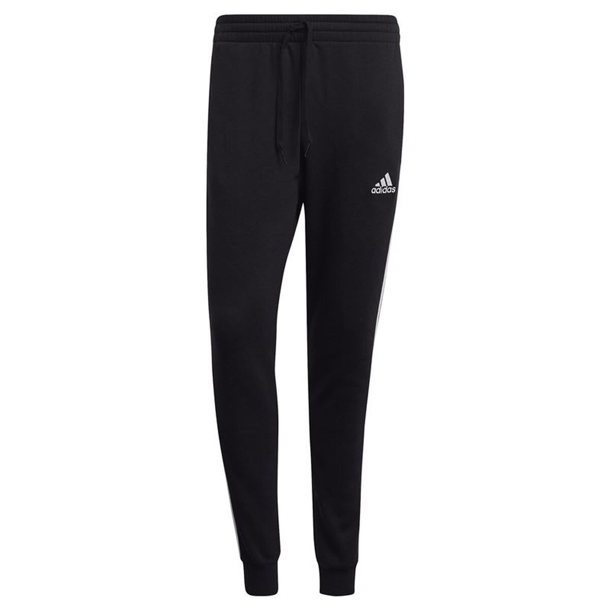 Långa träningsbyxor Adidas 3S Fl F Pt Svart Män