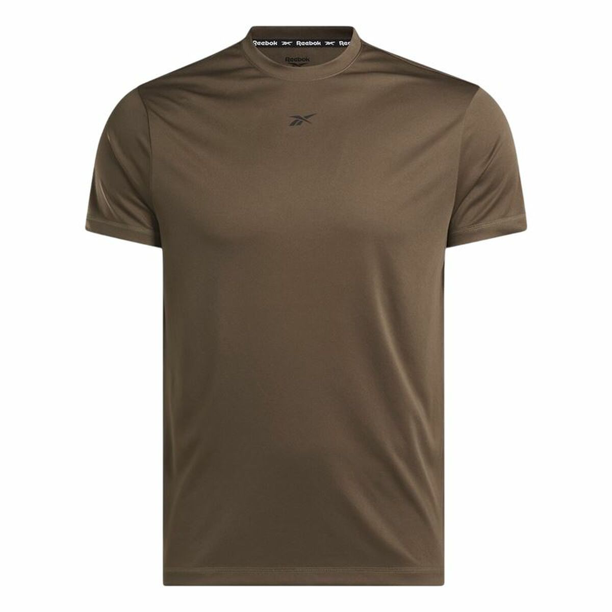 T-shirt med kortärm Herr Reebok Id Train Ss Tech Tee Brun Ljusbrun