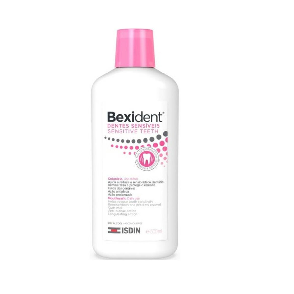 Munvatten Isdin Bexident Dientes Sensibles 500 ml Känsliga tänder Anti-plack