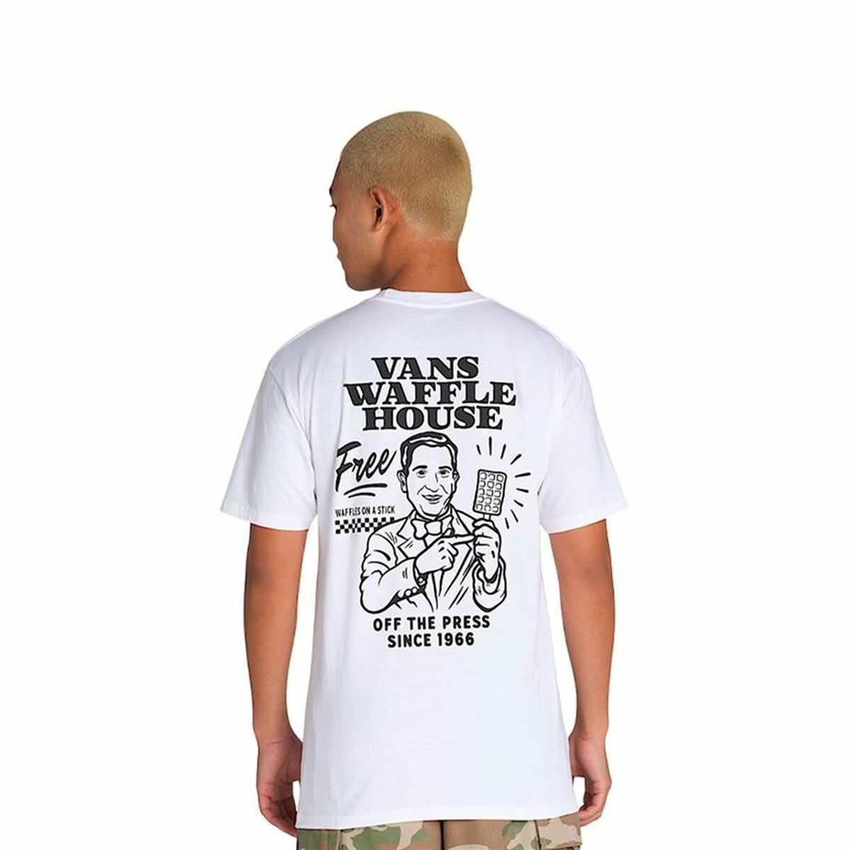 T-shirt med kortärm Herr Vans Death Grip Ss Vit - 2