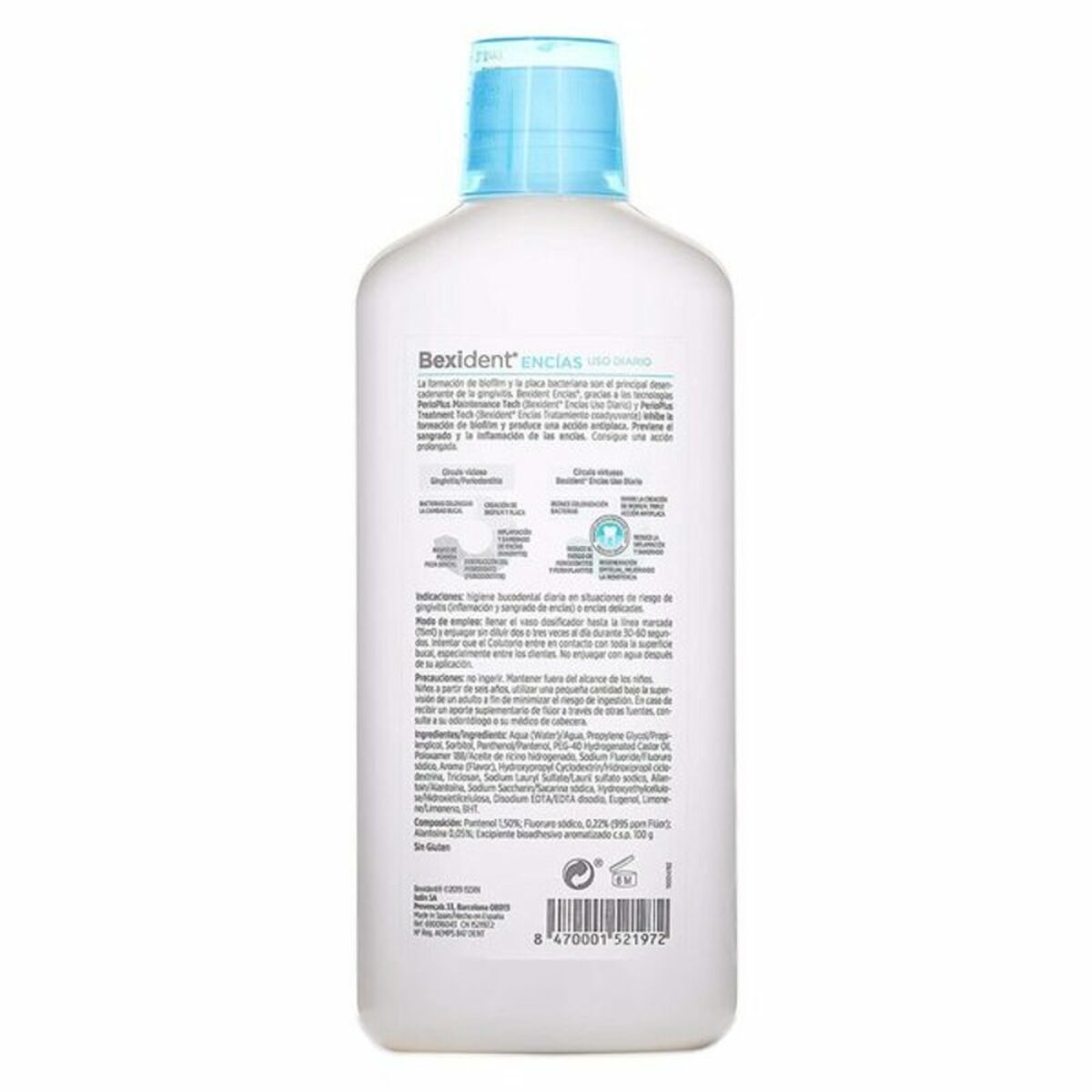 Munvatten Isdin 690011364 500 ml Antiseptisk Anti-plack - 2