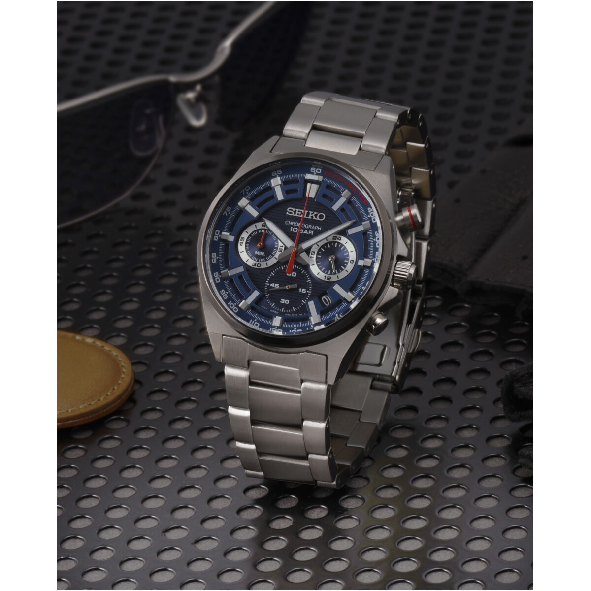 Herrklocka Seiko SSB407P1 - 3