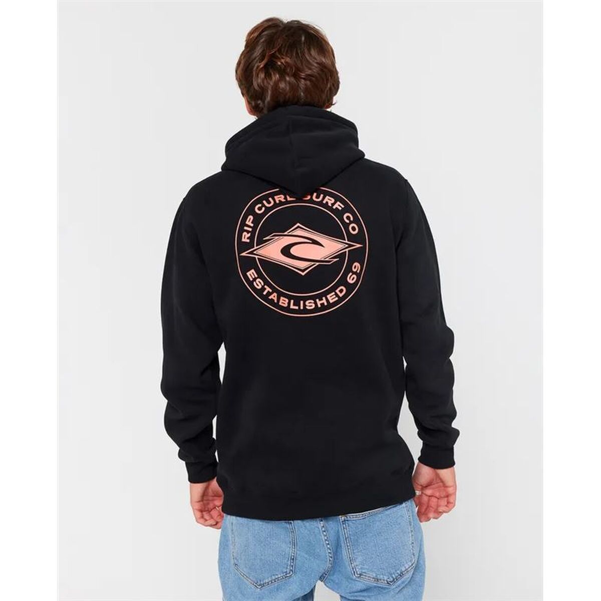 Tröja med huva Herr Rip Curl Staple Hood Svart - 2