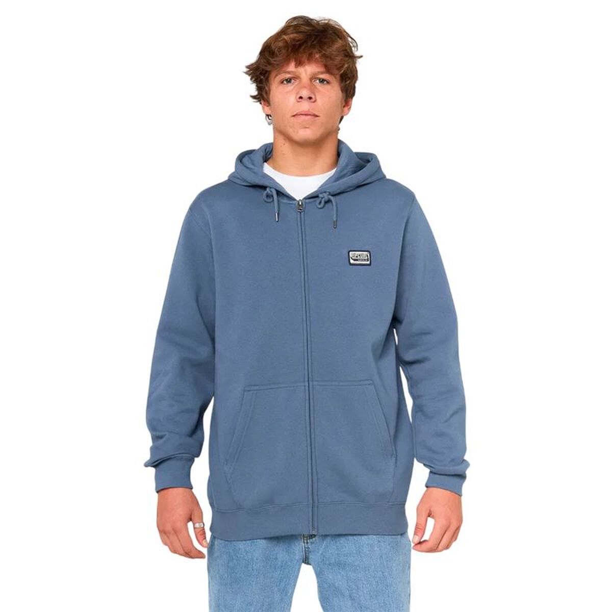 Tröja med huva Herr Rip Curl Horizon Zip Thru Hood Blå