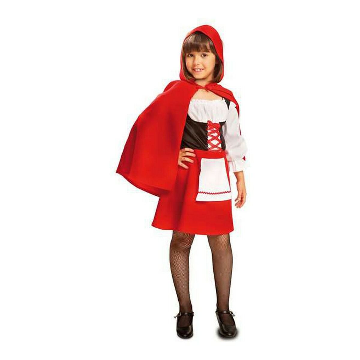 Maskeraddräkt för barn My Other Me Red Hiddin Hood 7-9 år Röd