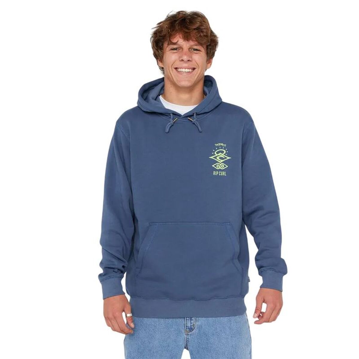 Tröja med huva Herr Rip Curl Search Icon Hood Blå