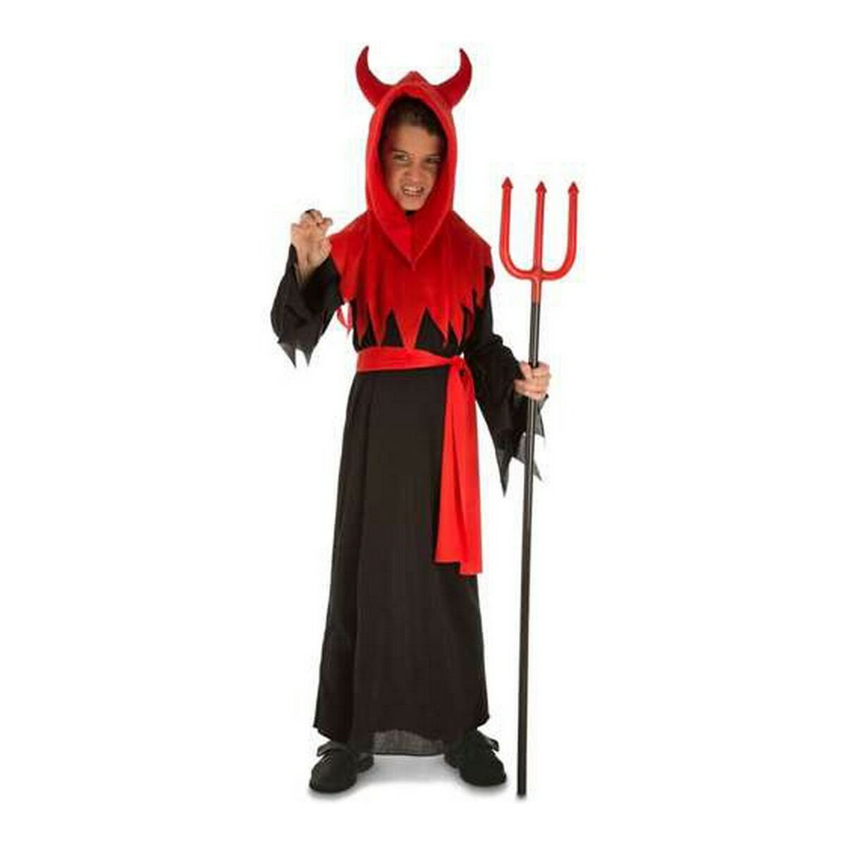 Maskeraddräkt för barn My Other Me Devil 7-9 år (3 Delar)