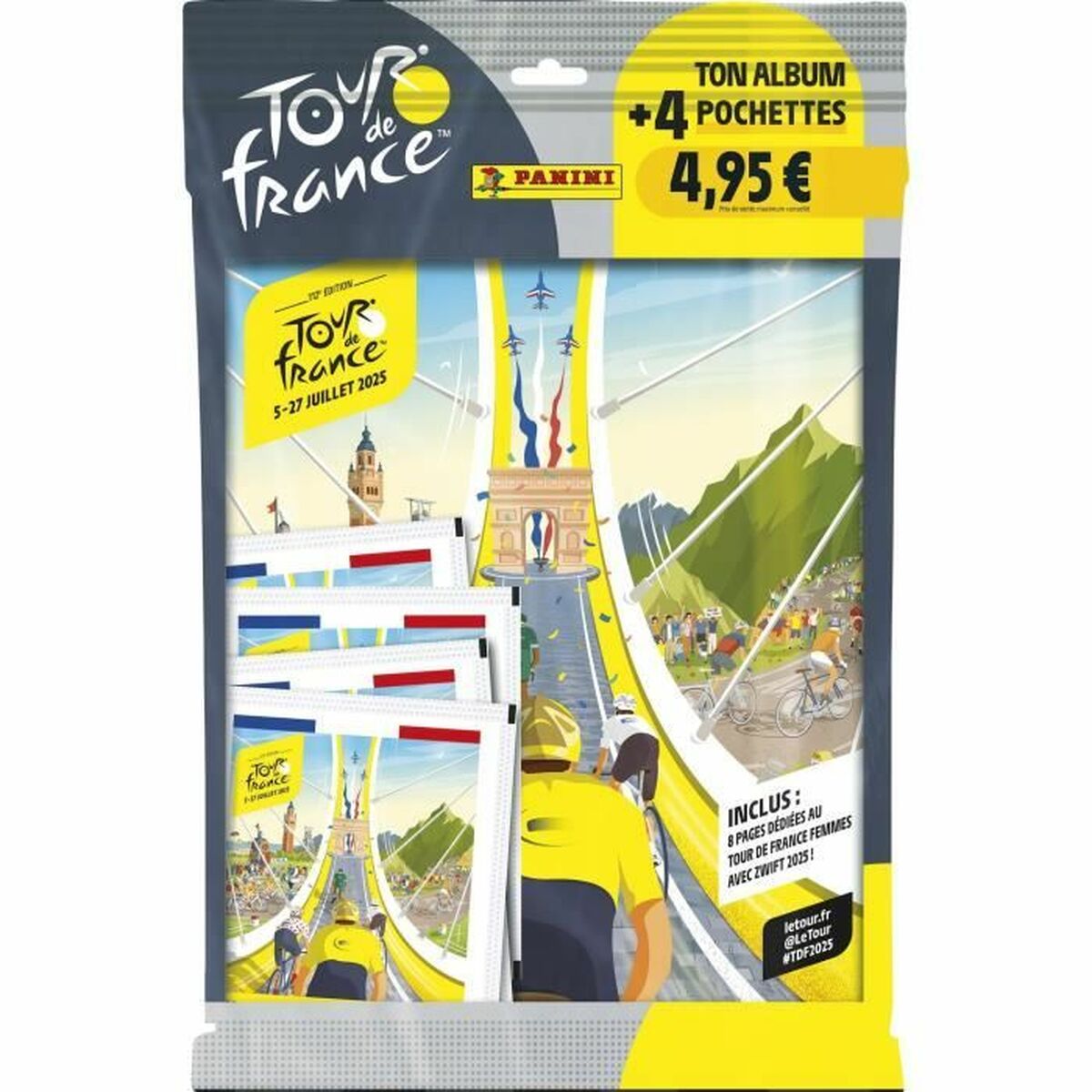 Klistermärkespaket Panini TOUR DE FRANCE 2025