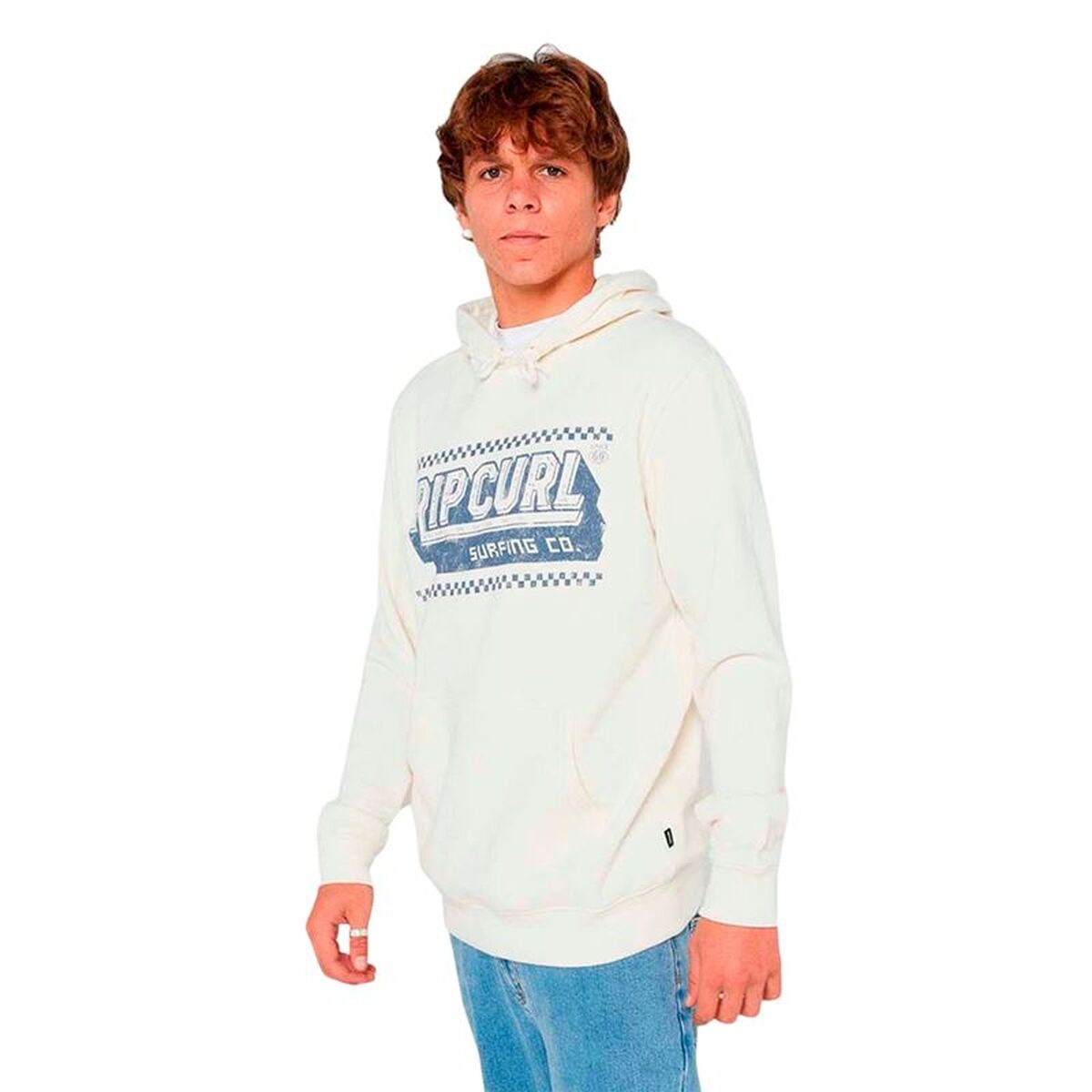 Tröja med huva Herr Rip Curl Down The Line Hood Vit - 2
